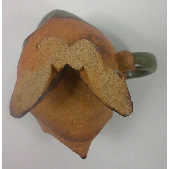 Vintage Bird and Mouse in Boots Stoneware Anthropomorphic Coffee Mug Cup Set - Picture 5 of 9